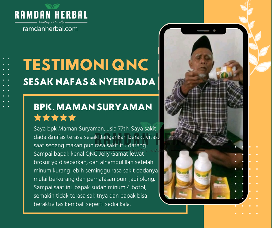 Testimoni QnC Jelly Gamat